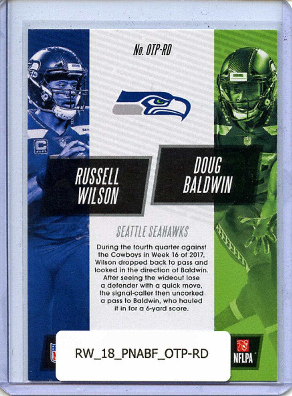 Russell Wilson, Doug Baldwin 2018 Absolute, One Two Punch #OTP-RD