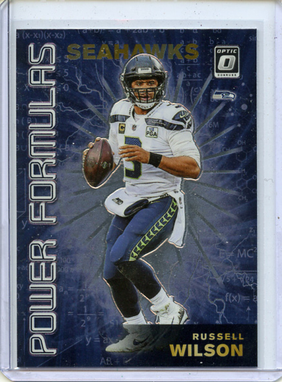 Russell Wilson 2019 Donruss Optic, Power Formulas #PF-8