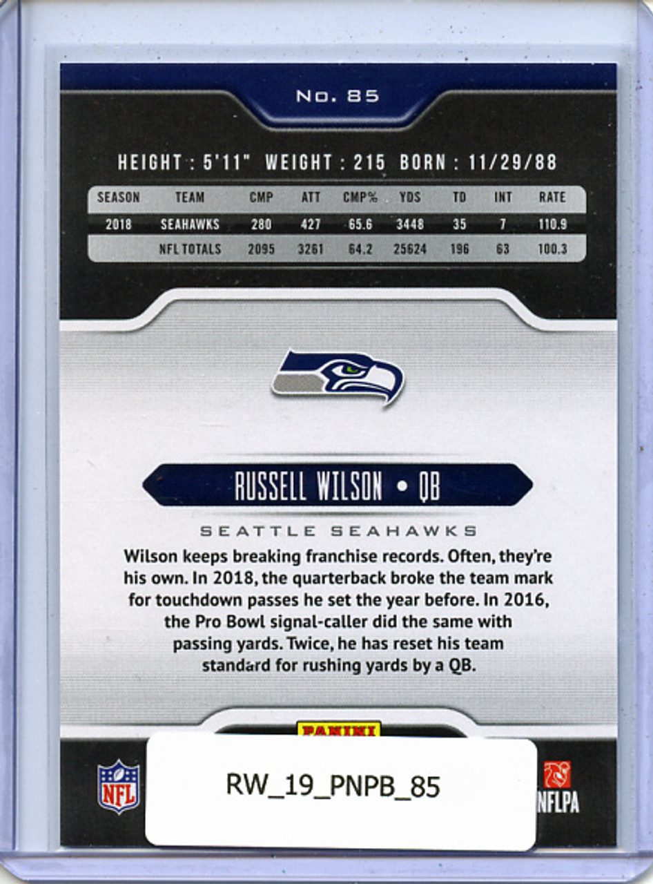 Russell Wilson 2019 Playbook #85