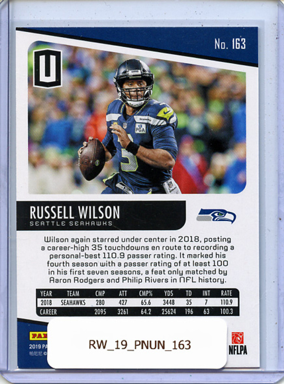 Russell Wilson 2019 Unparalleled #163