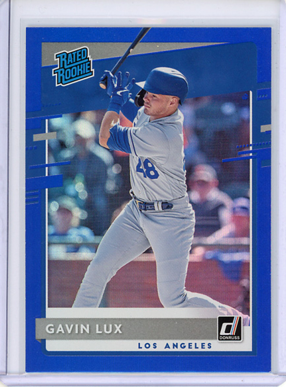 Gavin Lux 2020 Donruss #44 Blue Holo (2)