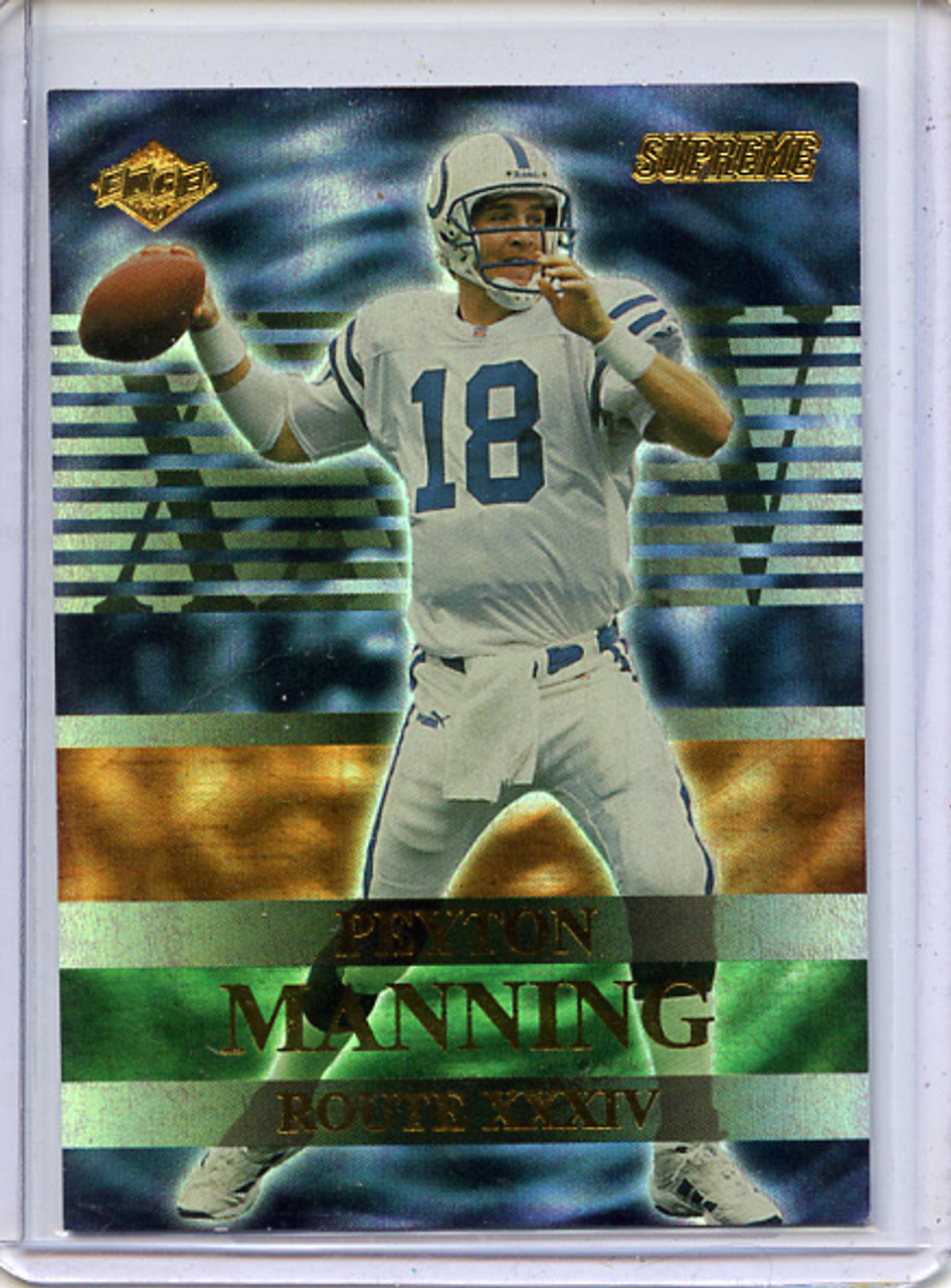 Peyton Manning 2000 Collector's Edge Supreme, Route XXXIV #R1