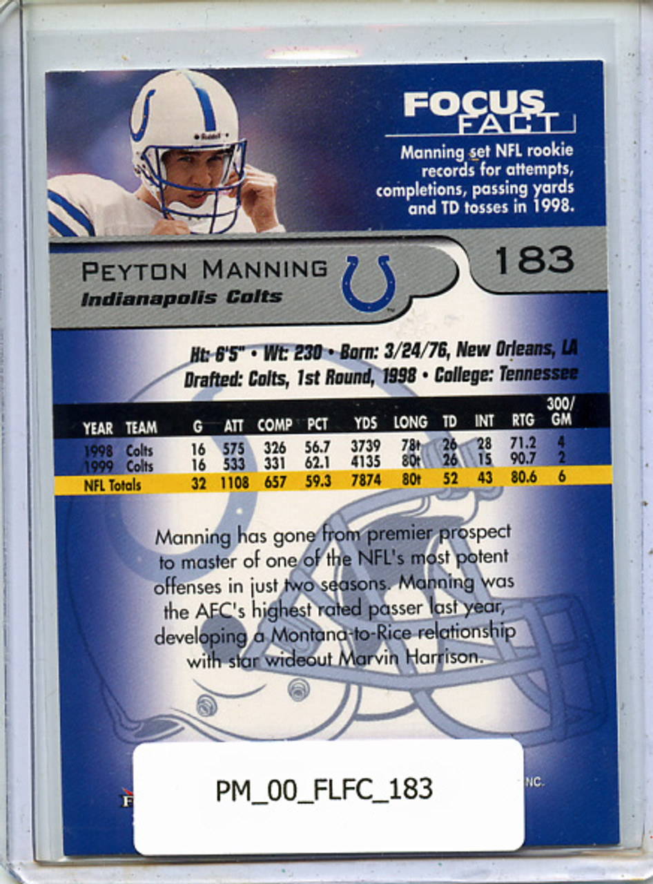Peyton Manning 2000 Focus #183