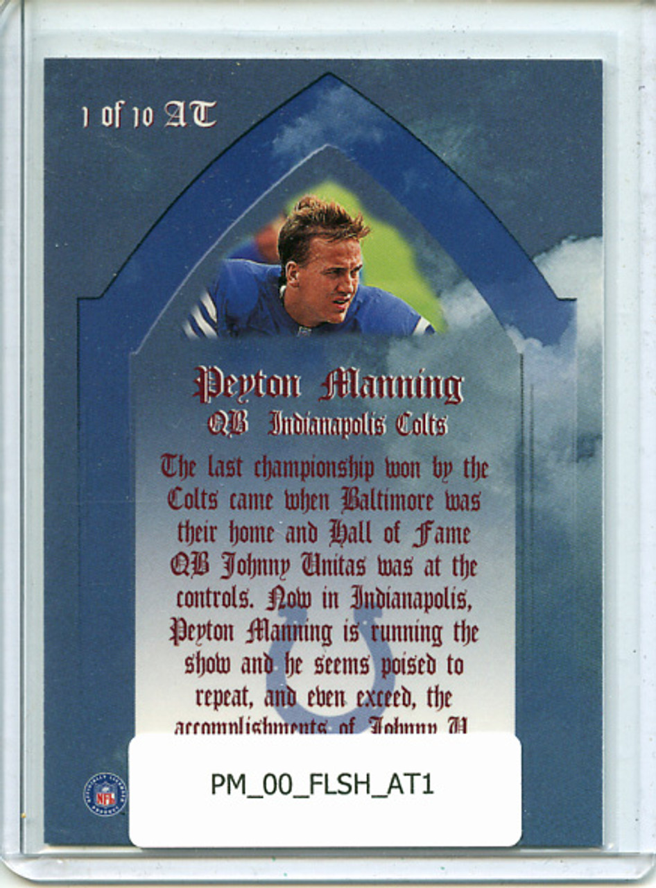 Peyton Manning 2000 Showcase, Air to the Throne #AT1