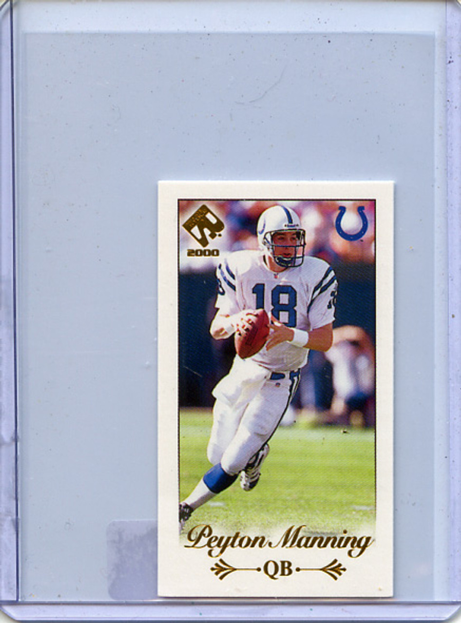 Peyton Manning 2000 Pacific Private Stock #26 Action