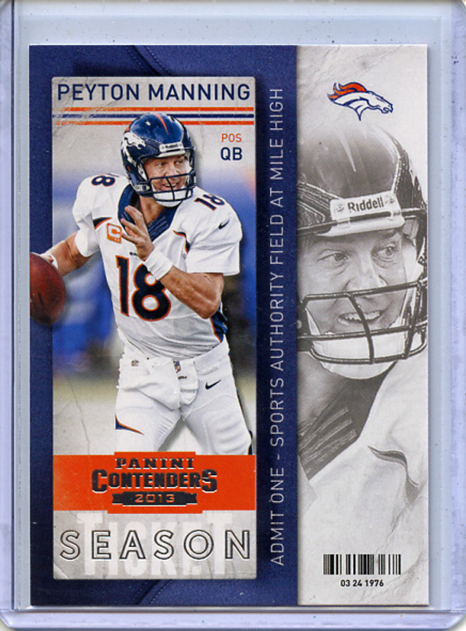 Peyton Manning 2013 Contenders #14