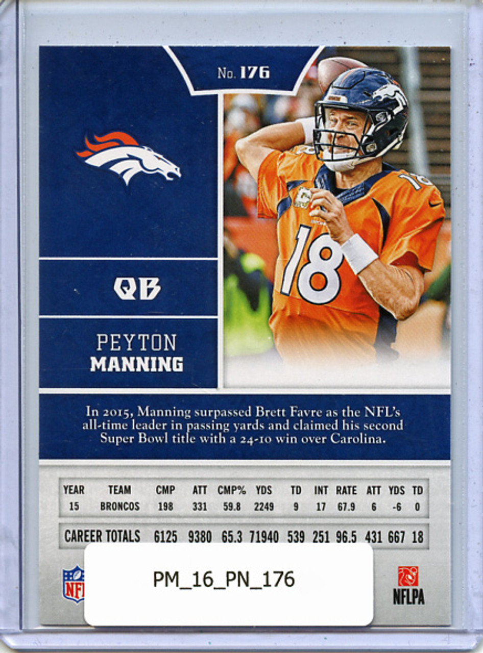 Peyton Manning 2016 Panini #176
