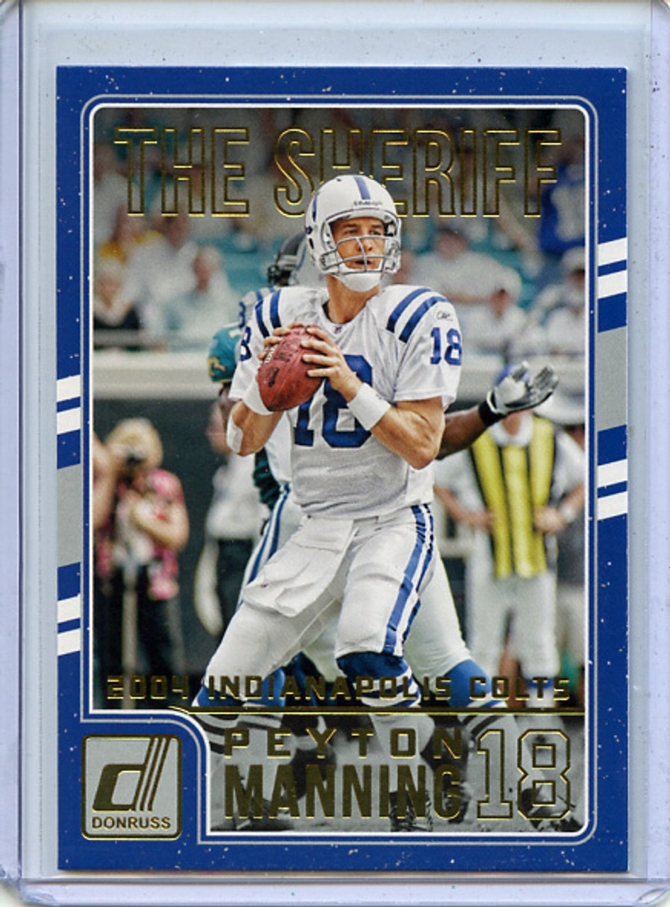 Peyton Manning 2016 Donruss, Tribute #7