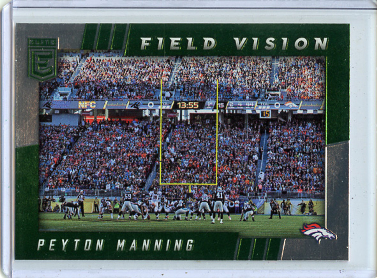 Peyton Manning 2016 Donruss Elite, Field Vision #FV-PM Green