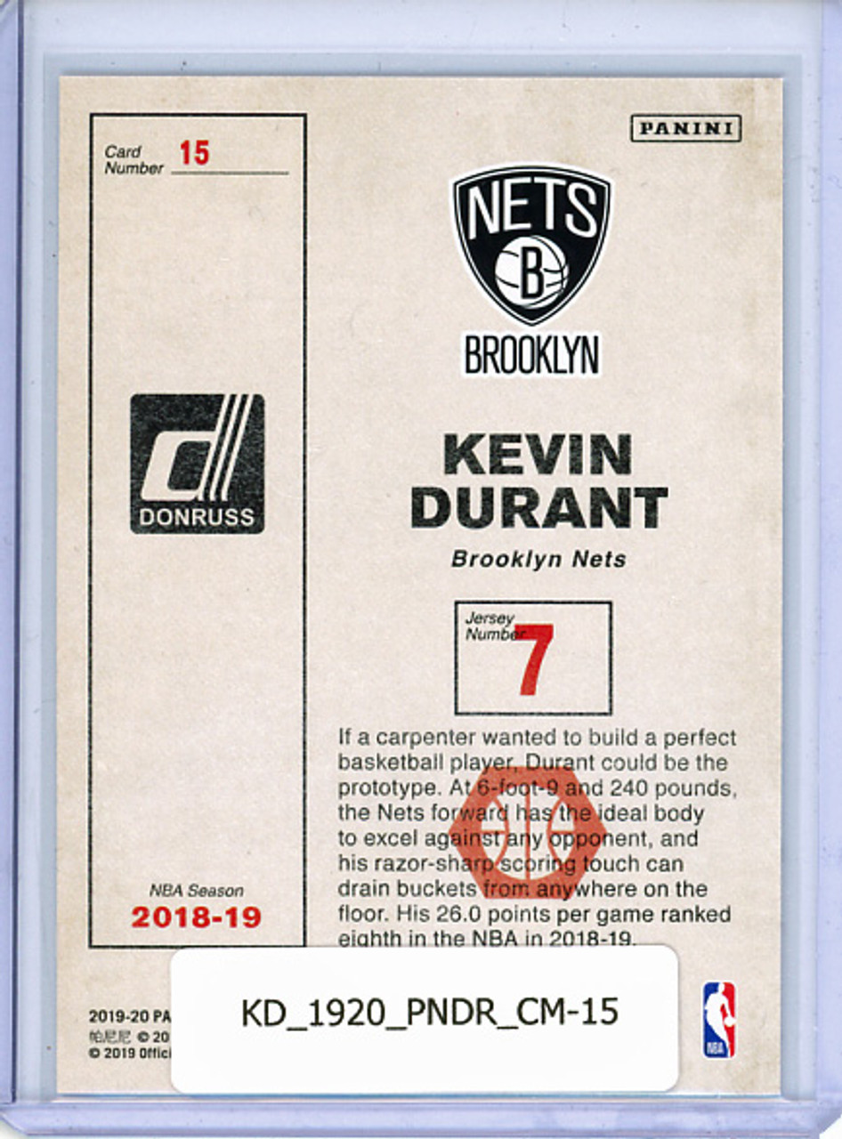 Kevin Durant 2019-20 Donruss, Craftsmen #15