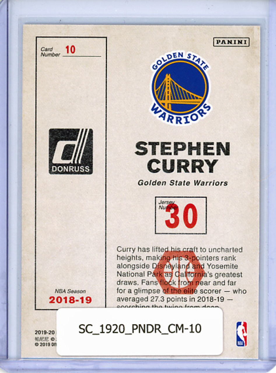 Stephen Curry 2019-20 Donruss, Craftsmen #10