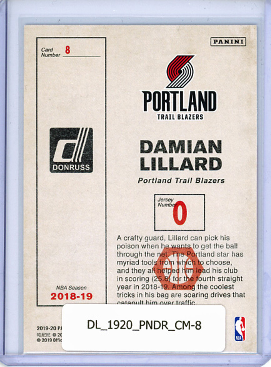 Damian Lillard 2019-20 Donruss, Craftsmen #8