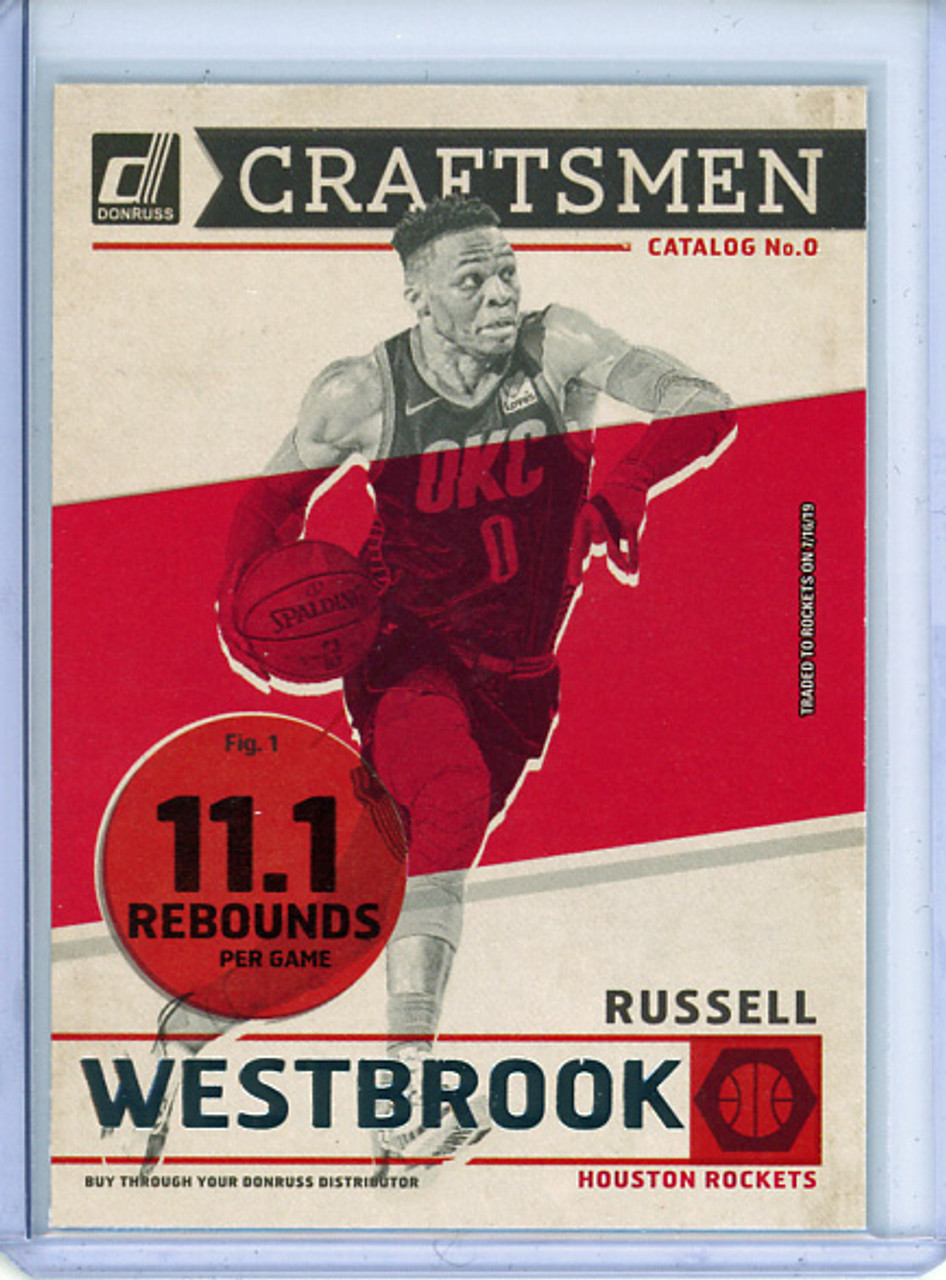 Russell Westbrook 2019-20 Donruss, Craftsmen #4