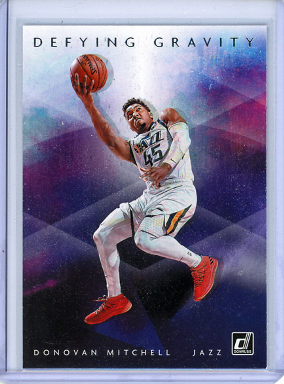 Donovan Mitchell 2019-20 Donruss, Defying Gravity #10