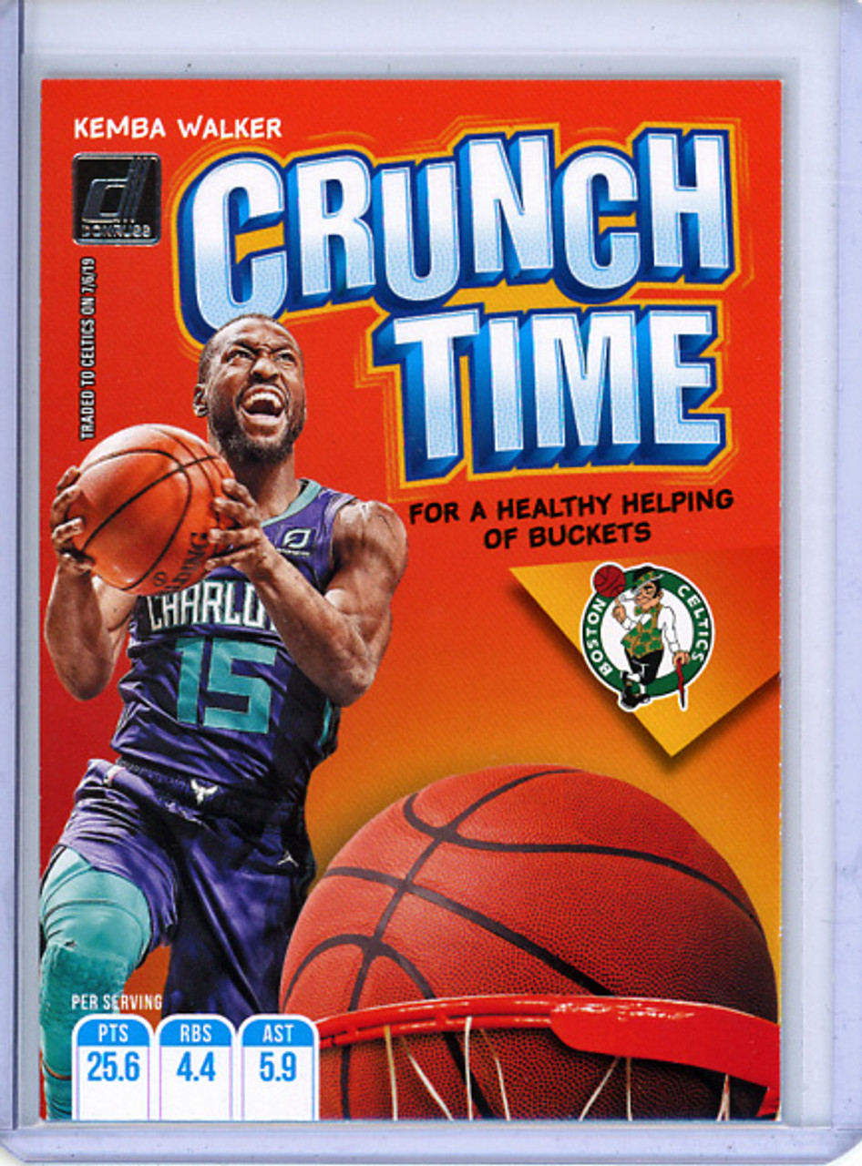 Kemba Walker 2019-20 Donruss, Crunch Time #17