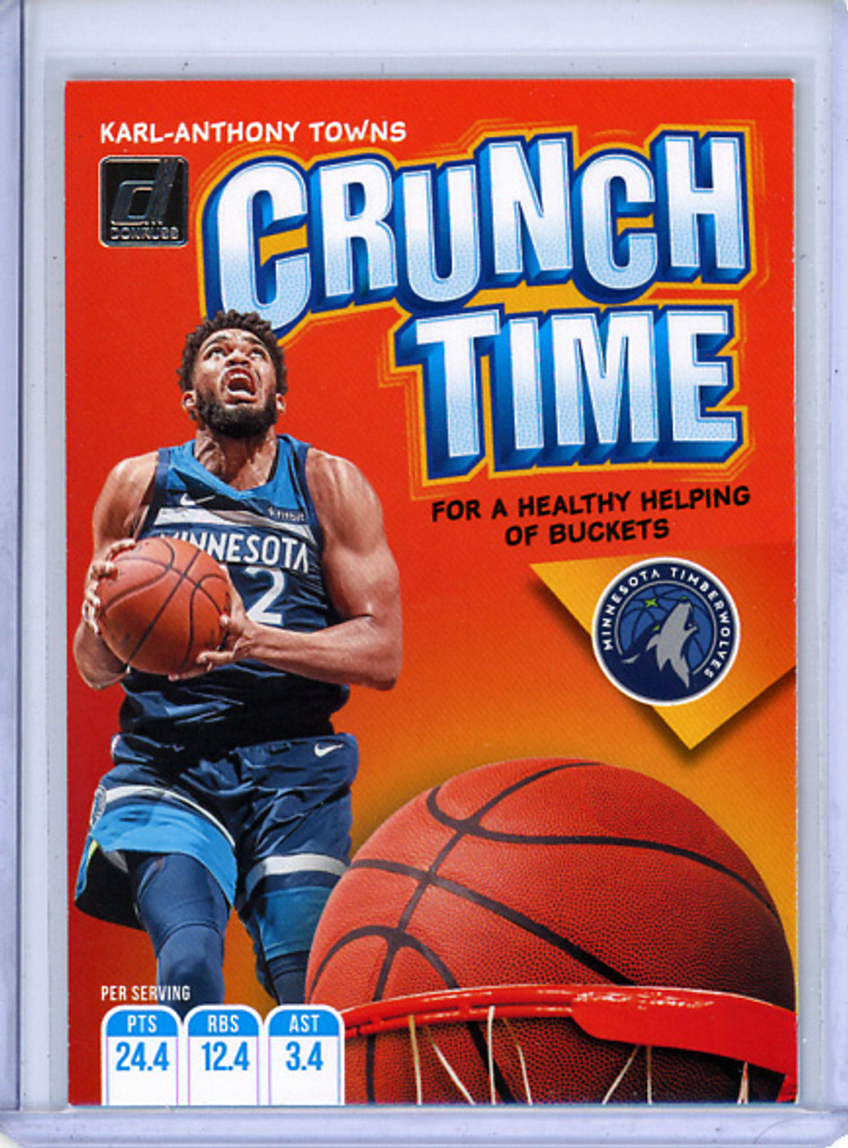 Karl-Anthony Towns 2019-20 Donruss, Crunch Time #19