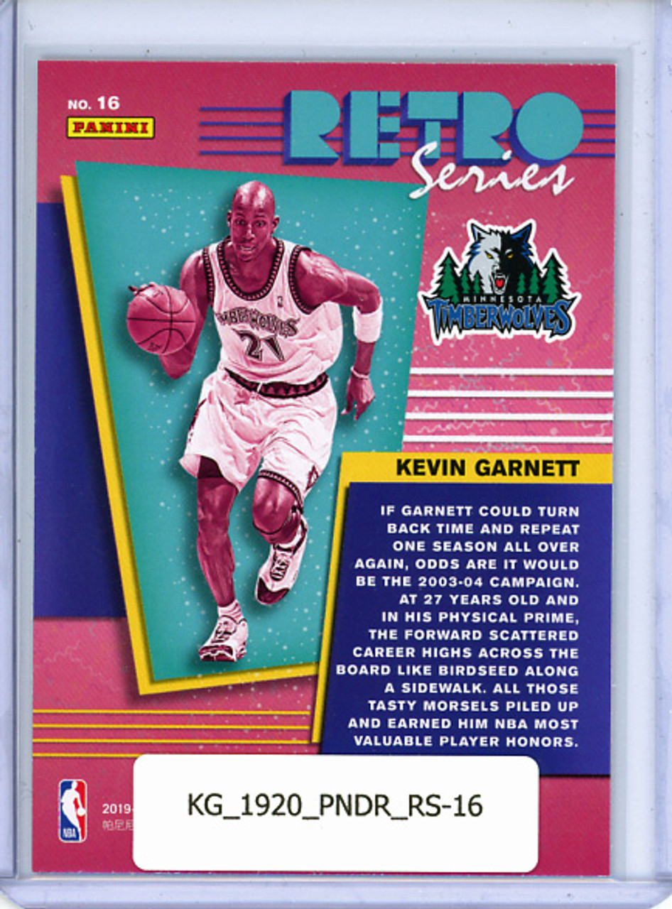 Kevin Garnett 2019-20 Donruss, Retro Series #16