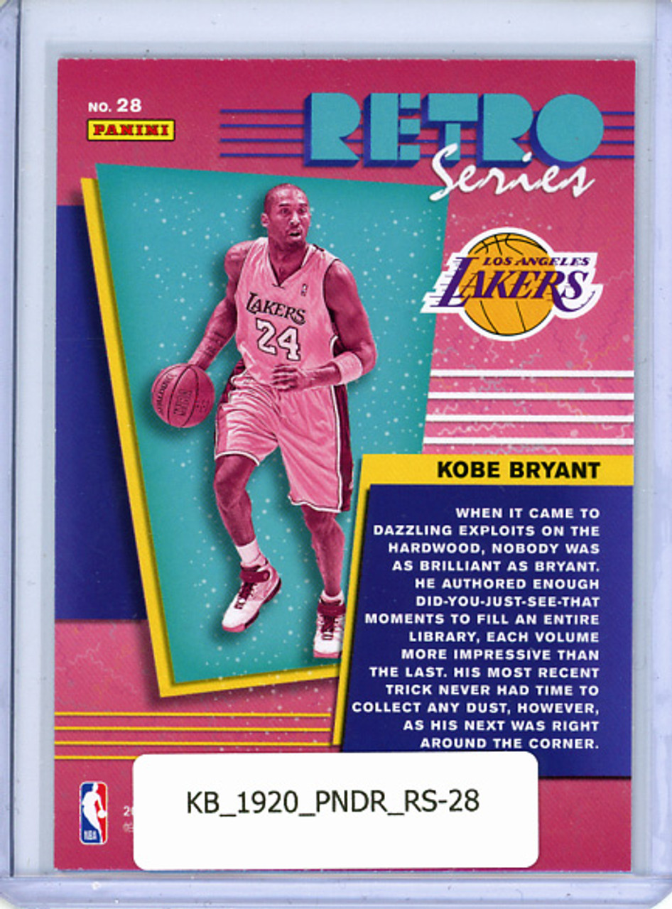 Kobe Bryant 2019-20 Donruss, Retro Series #28