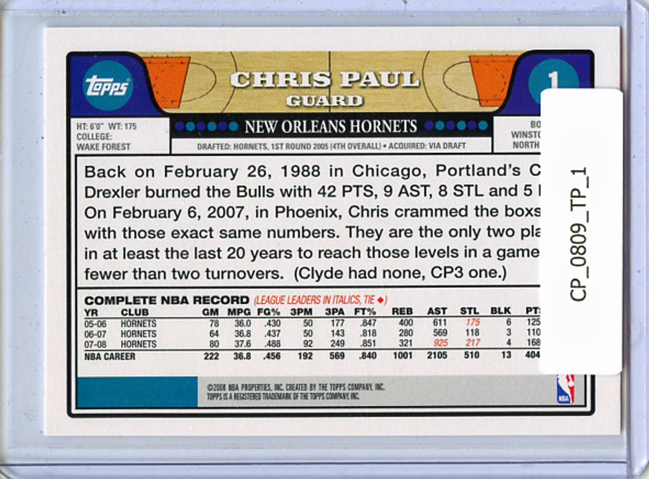 Chris Paul 2008-09 Topps #1