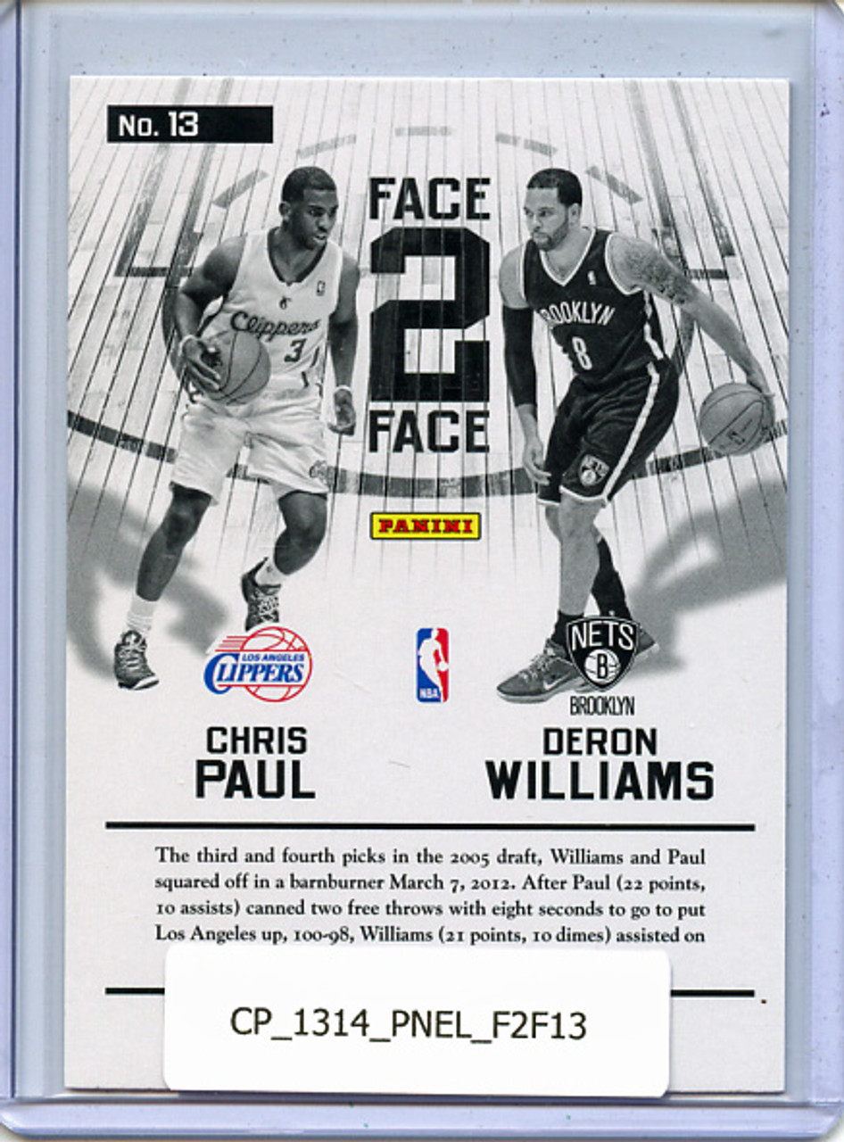 Chris Paul, Deron Williams 2013-14 Elite, Face 2 Face #13