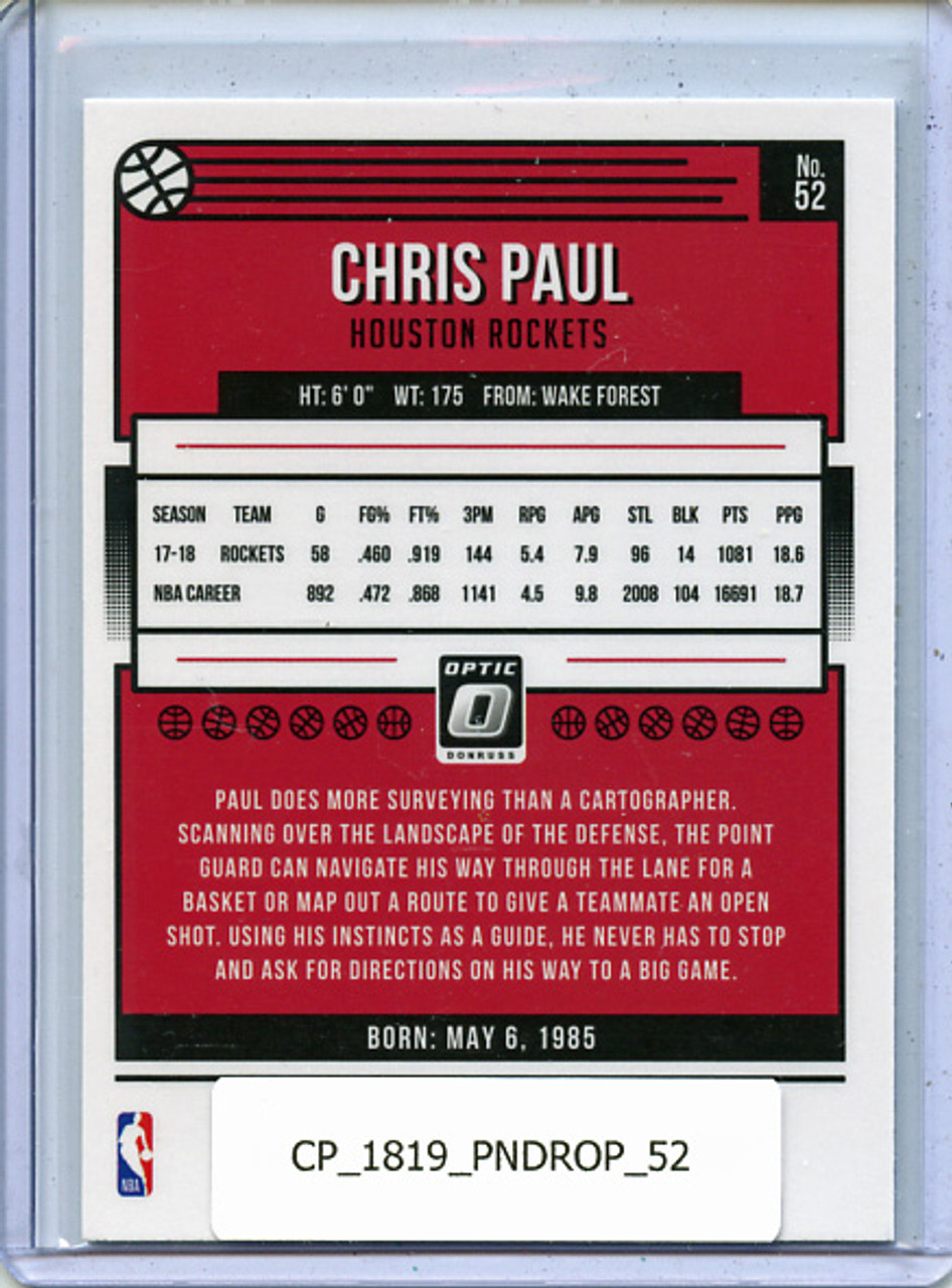 Chris Paul 2018-19 Donruss Optic #52