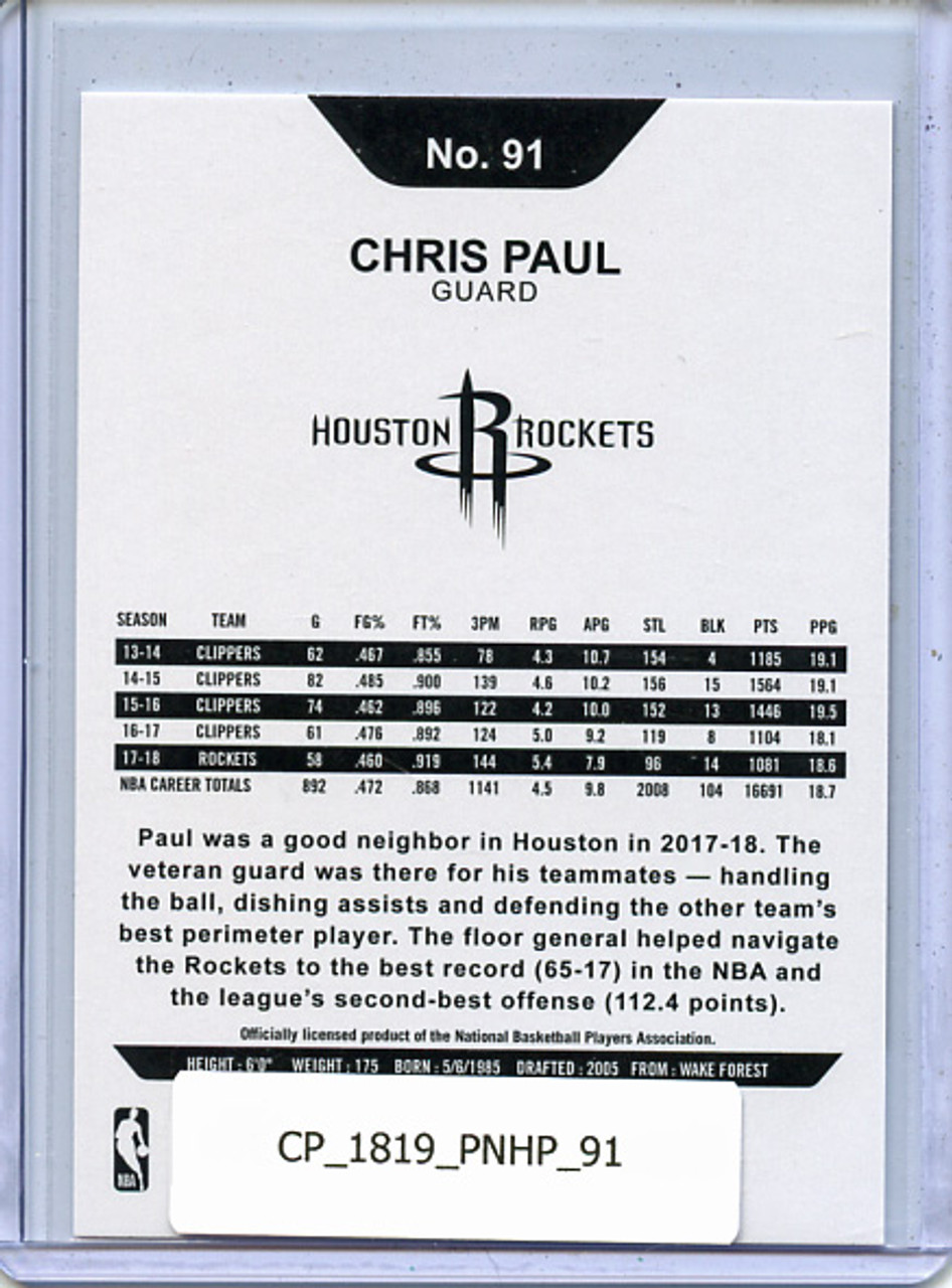 Chris Paul 2018-19 Hoops #91