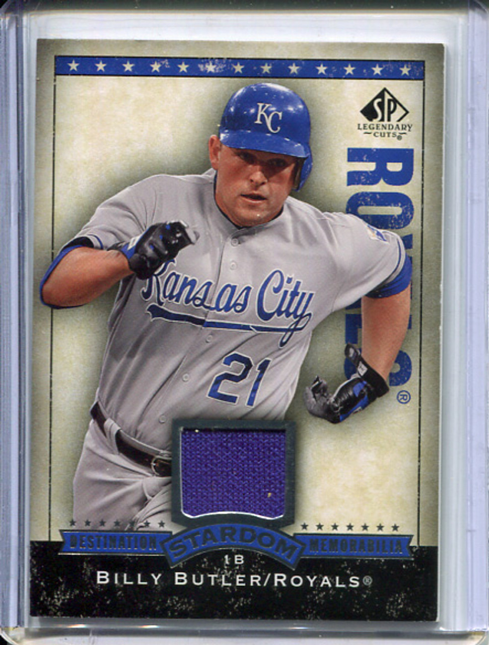 Billy Butler 2008 SP Legendary Cuts, Destination Stardom Memorabilia #DS-BB