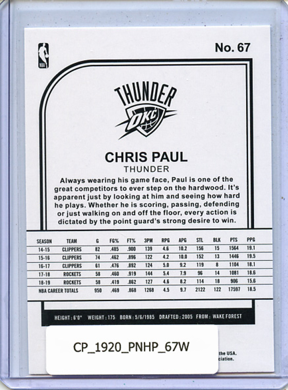 Chris Paul 2019-20 Hoops #67 Winter
