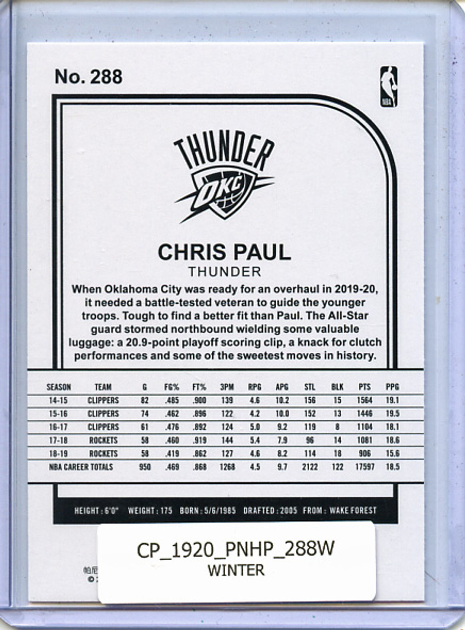 Chris Paul 2019-20 Hoops #288 Hoops Tribute Winter