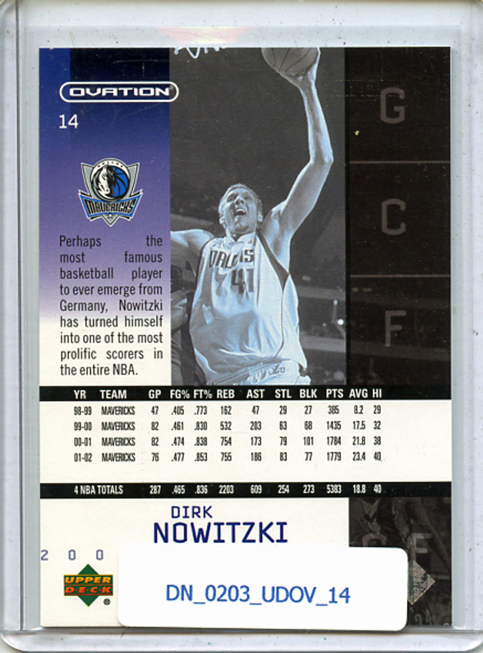 Dirk Nowitzki 2002-03 Ovation #14