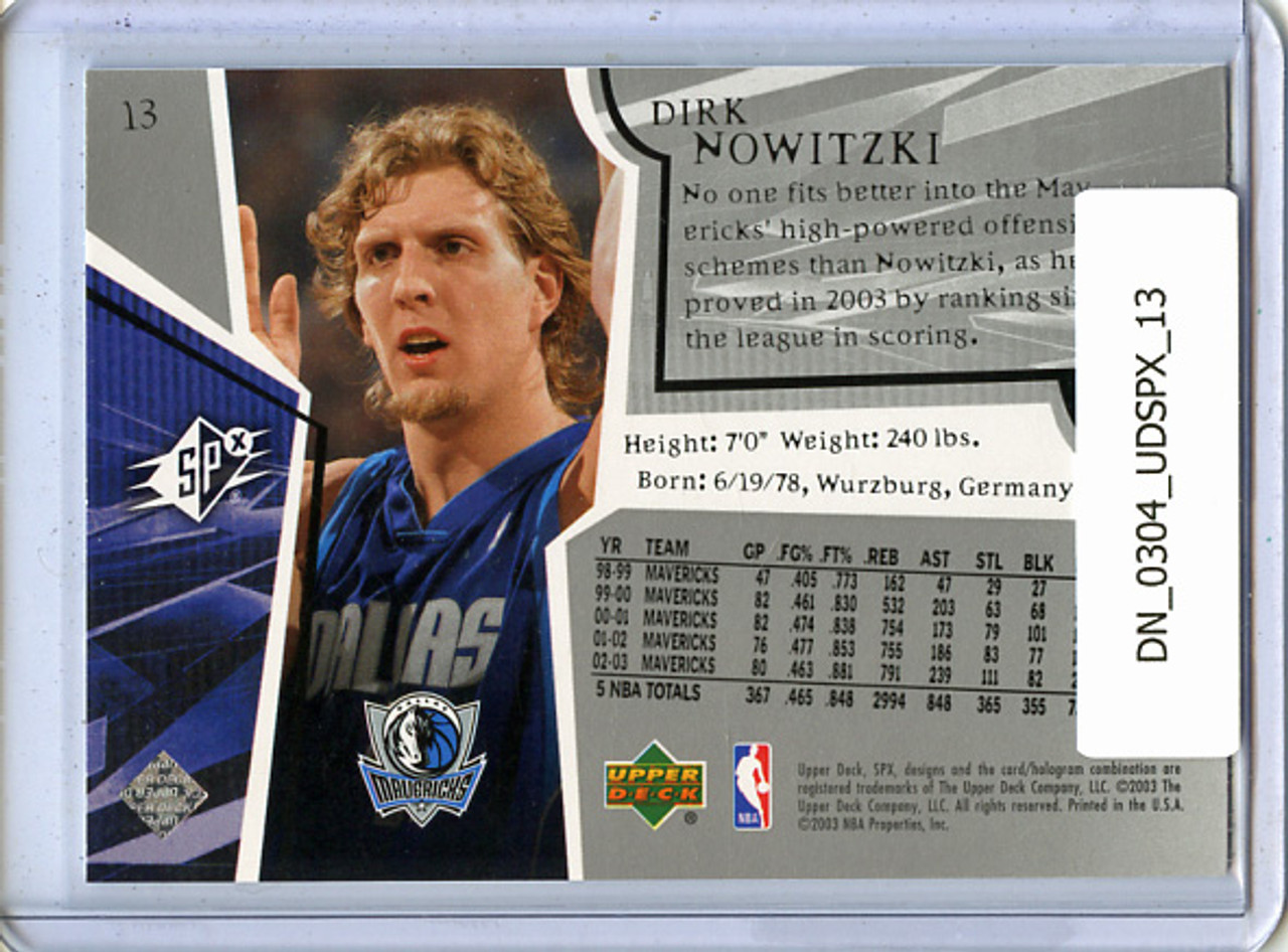 Dirk Nowitzki 2003-04 SPx #13