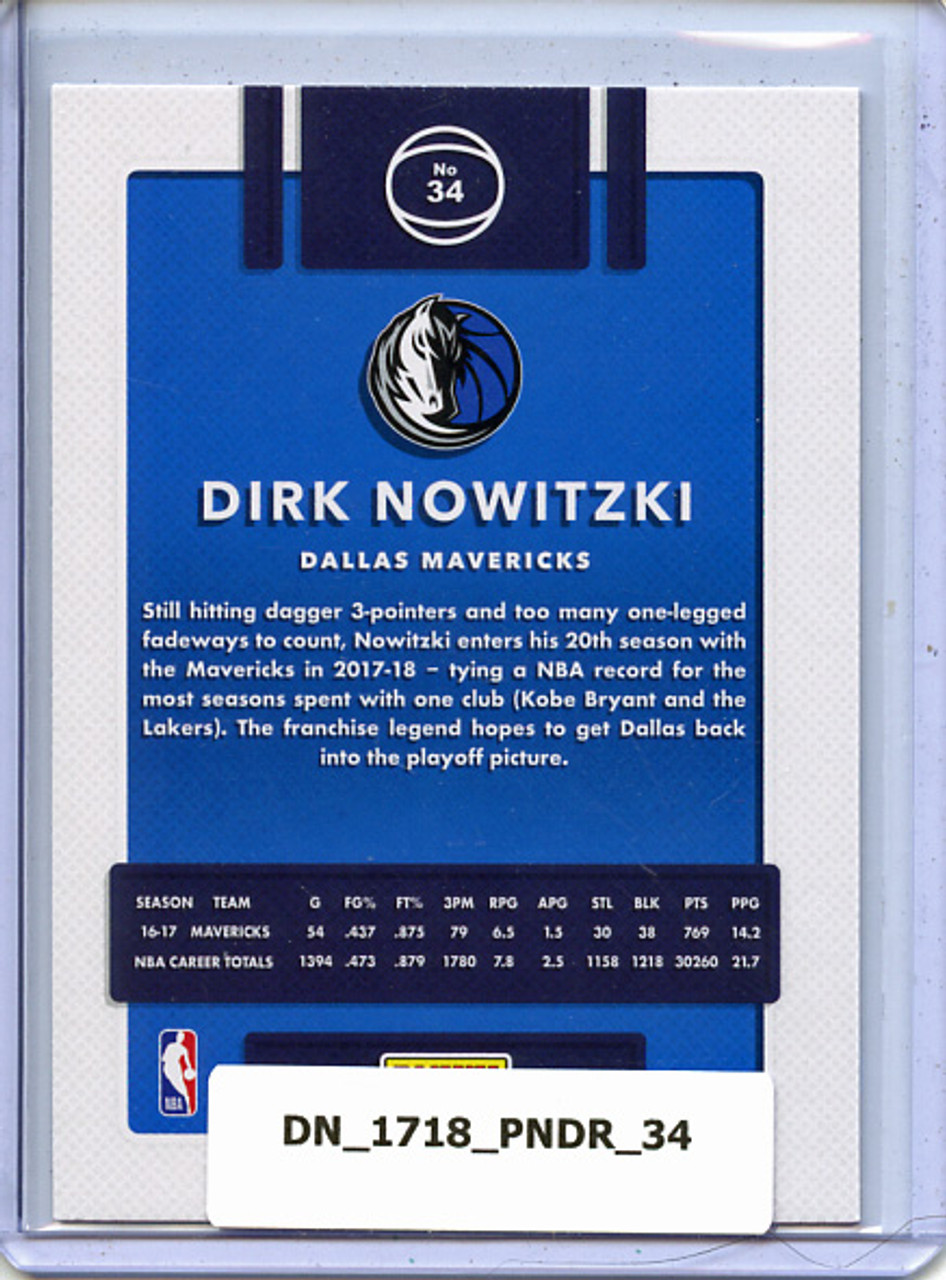 Dirk Nowitzki 2017-18 Donruss #34