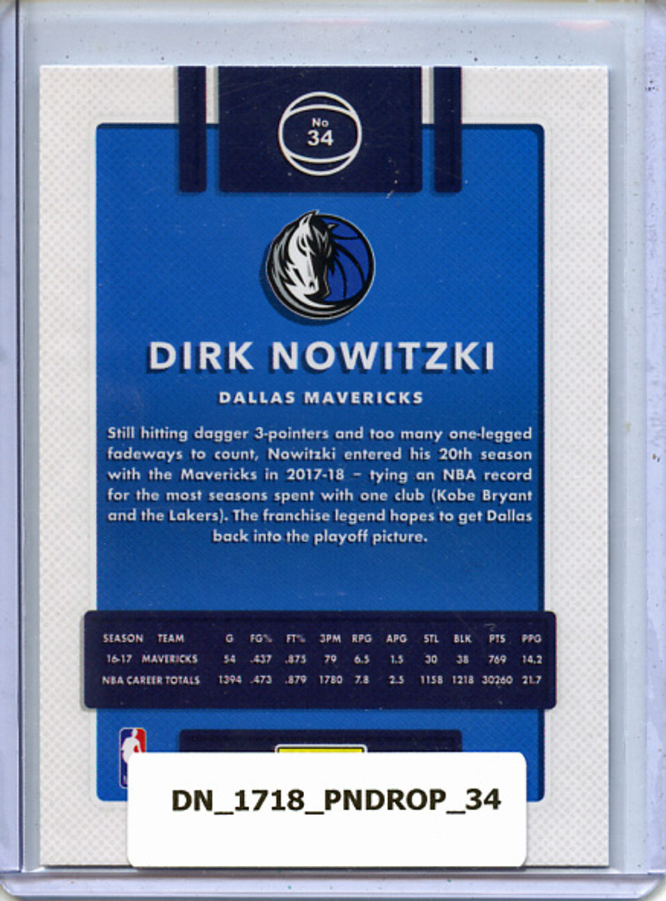 Dirk Nowitzki 2017-18 Donruss Optic #34