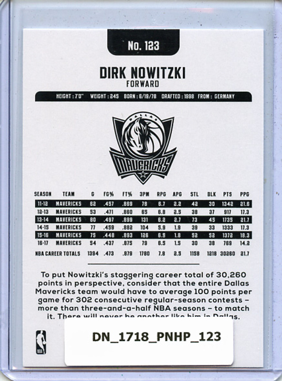 Dirk Nowitzki 2017-18 Hoops #123