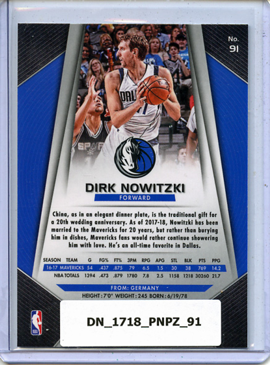 Dirk Nowitzki 2017-18 Prizm #91