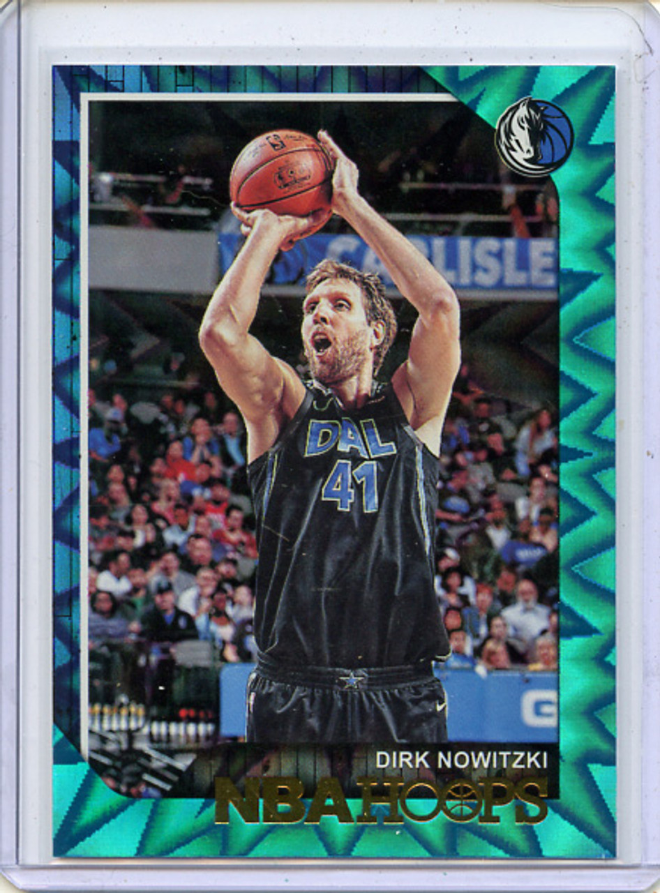 Dirk Nowitzki 2018-19 Hoops #113 Teal Explosion