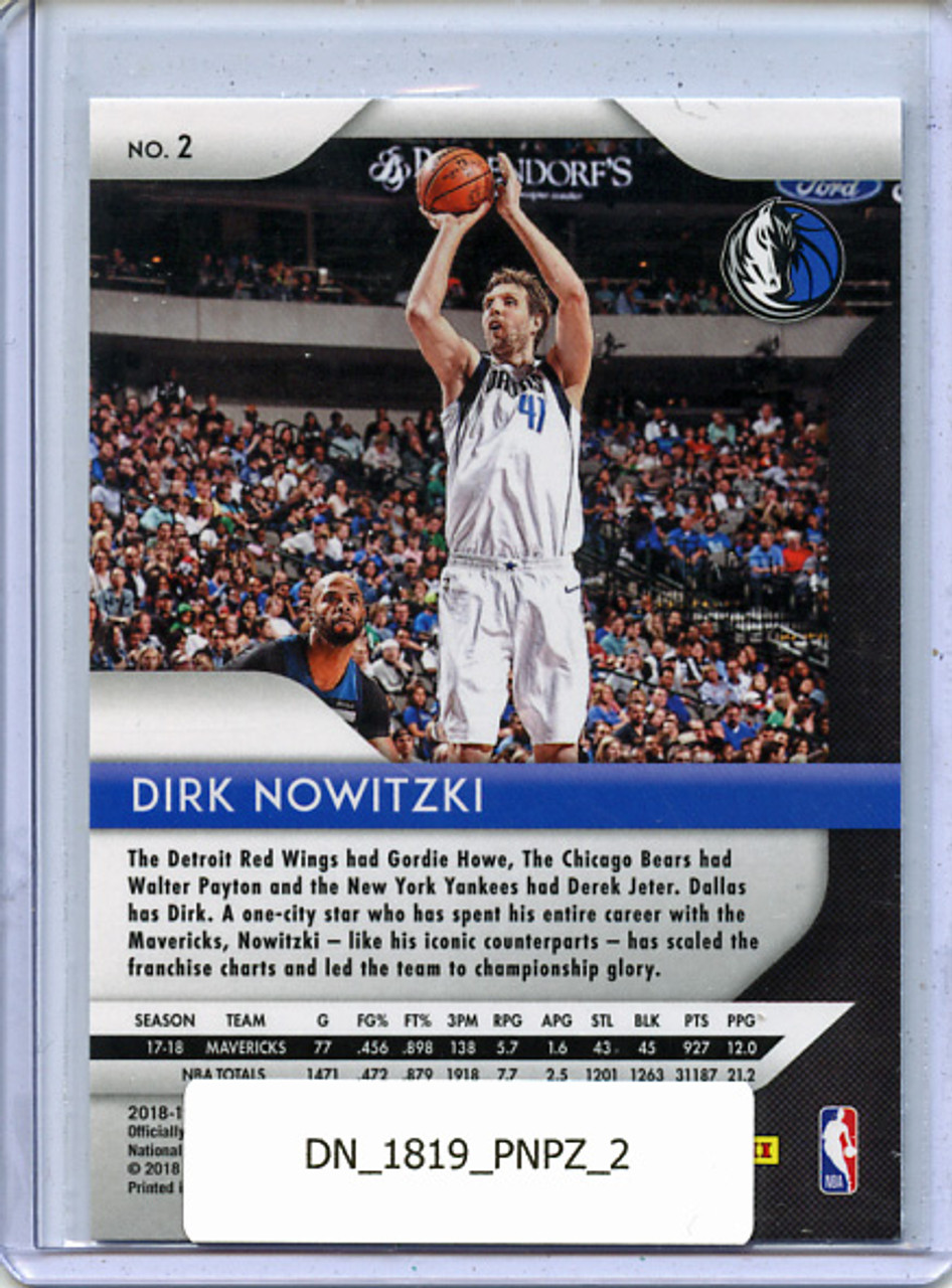Dirk Nowitzki 2018-19 Prizm #2