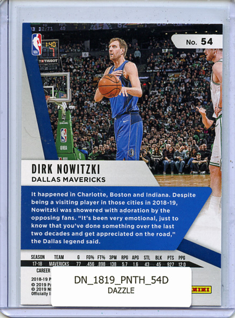Dirk Nowitzki 2018-19 Threads #54 Dazzle