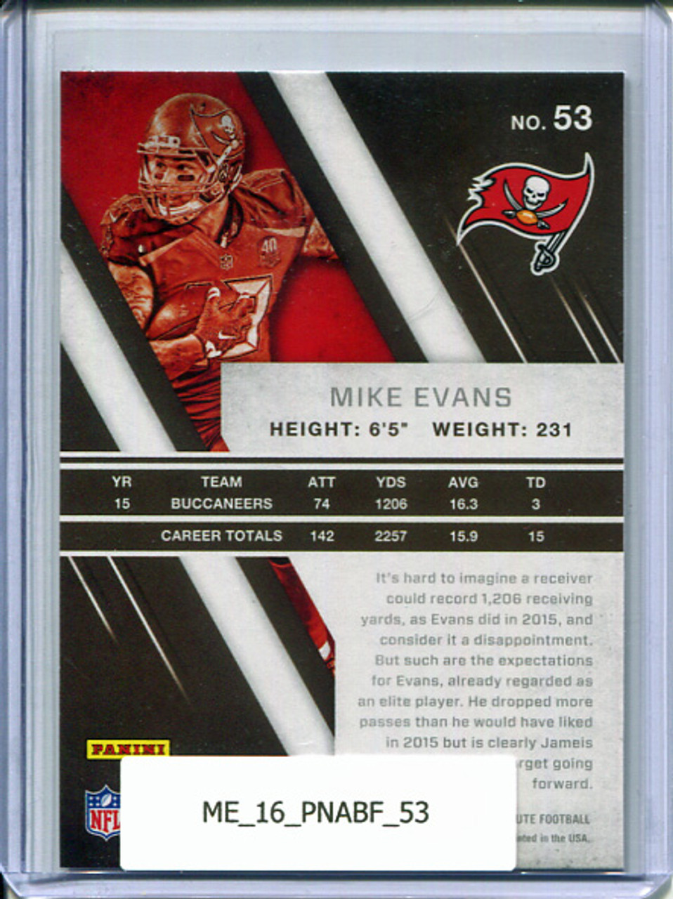 Mike Evans 2016 Absolute #53