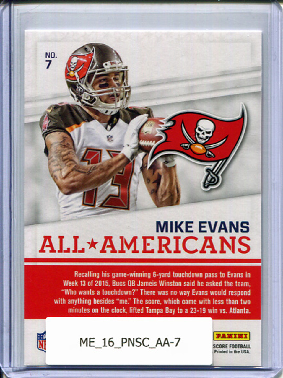 Mike Evans 2016 Score, All Americans #7