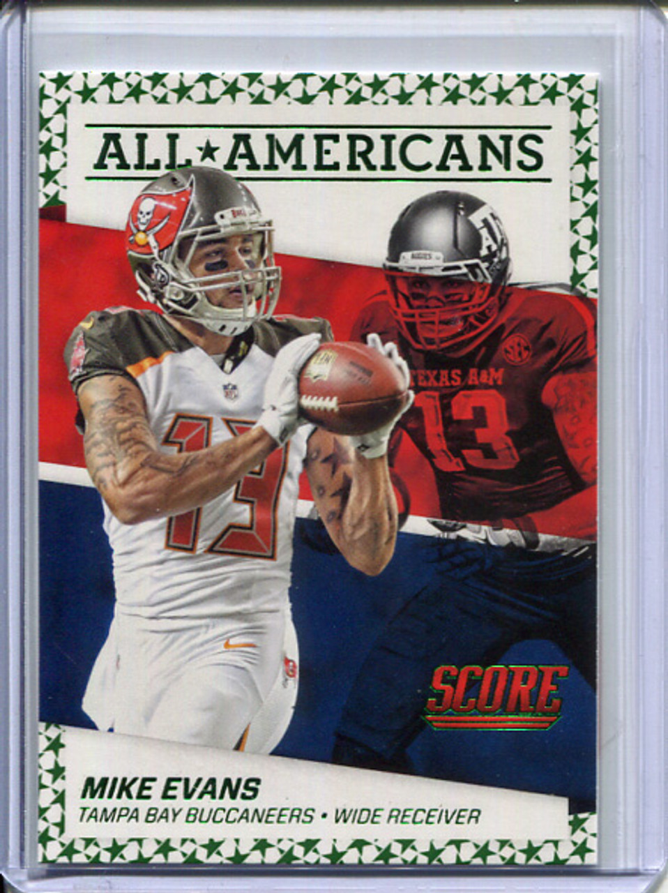 Mike Evans 2016 Score, All Americans #7 Green
