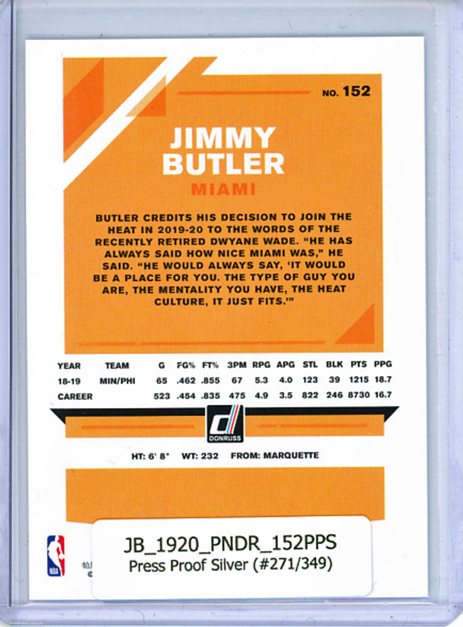 Jimmy Butler 2019-20 Donruss #152 Press Proof Silver (#271/349)