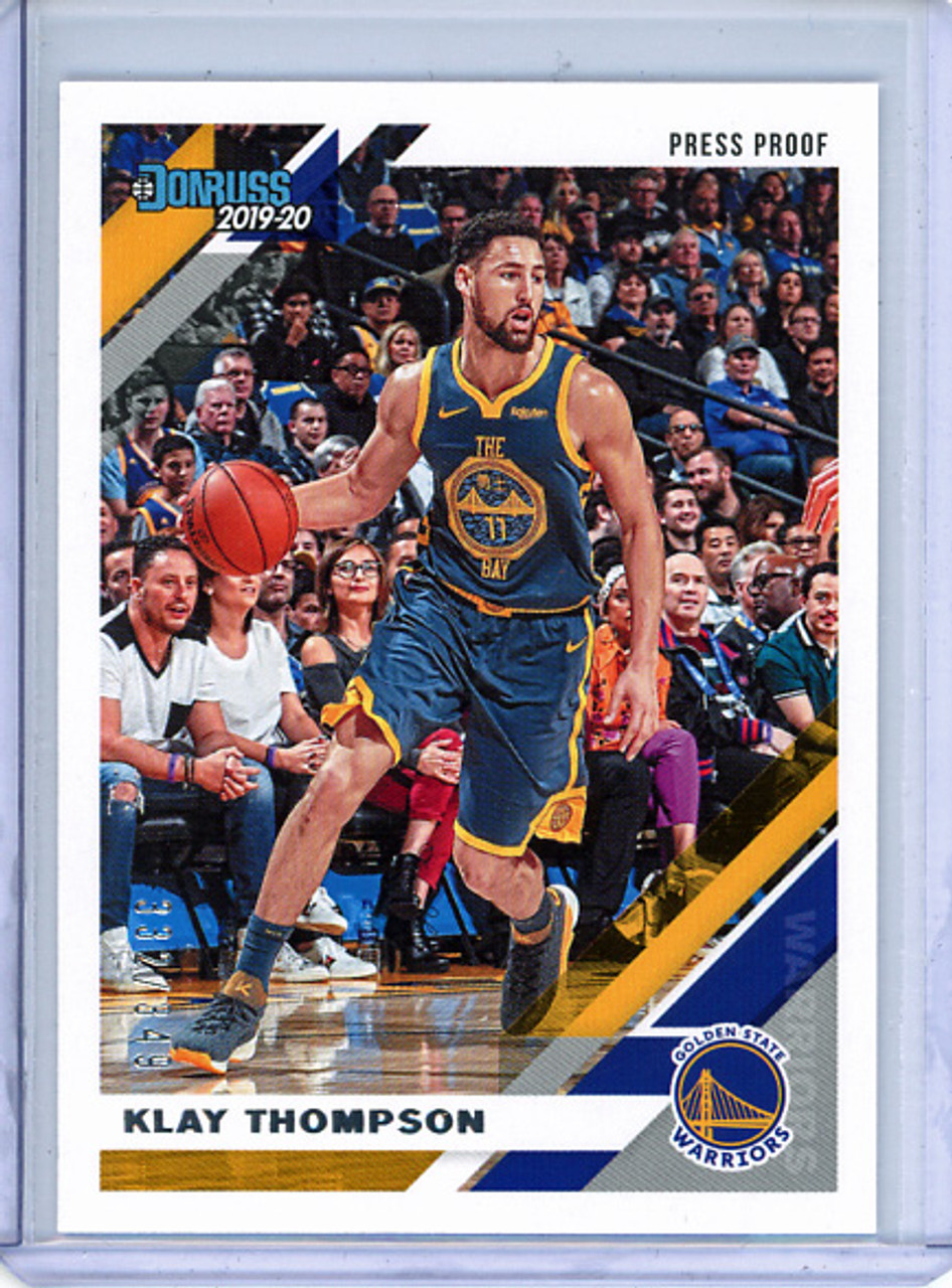 Klay Thompson 2019-20 Donruss #71 Press Proof Silver (#332/349)