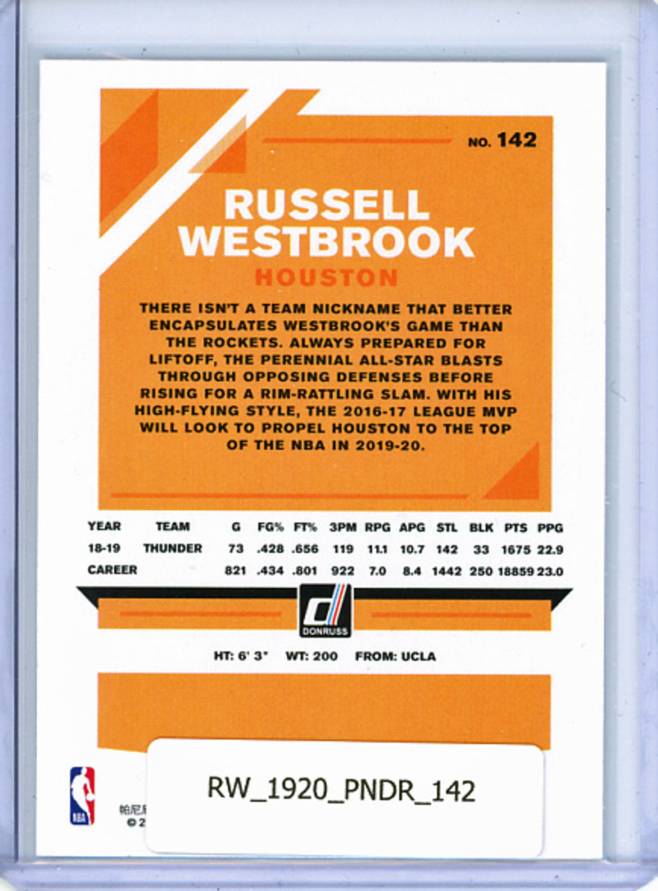 Russell Westbrook 2019-20 Donruss #142