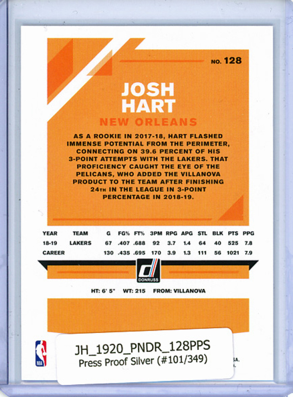 Josh Hart 2019-20 Donruss #128, Press Proof Silver (#101/349)