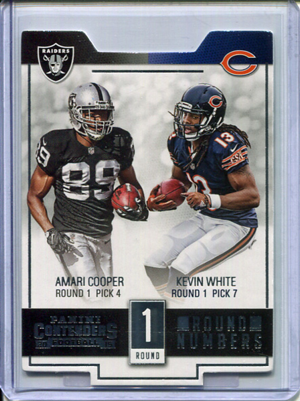 Amari Cooper, Kevin White 2015 Contenders, Round Numbers #RN2 Round 1