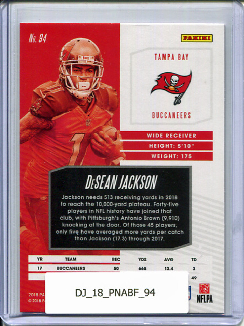 DeSean Jackson 2018 Absolute #94