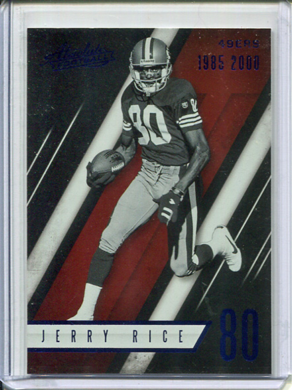 Jerry Rice 2016 Absolute #138 Spectrum Blue
