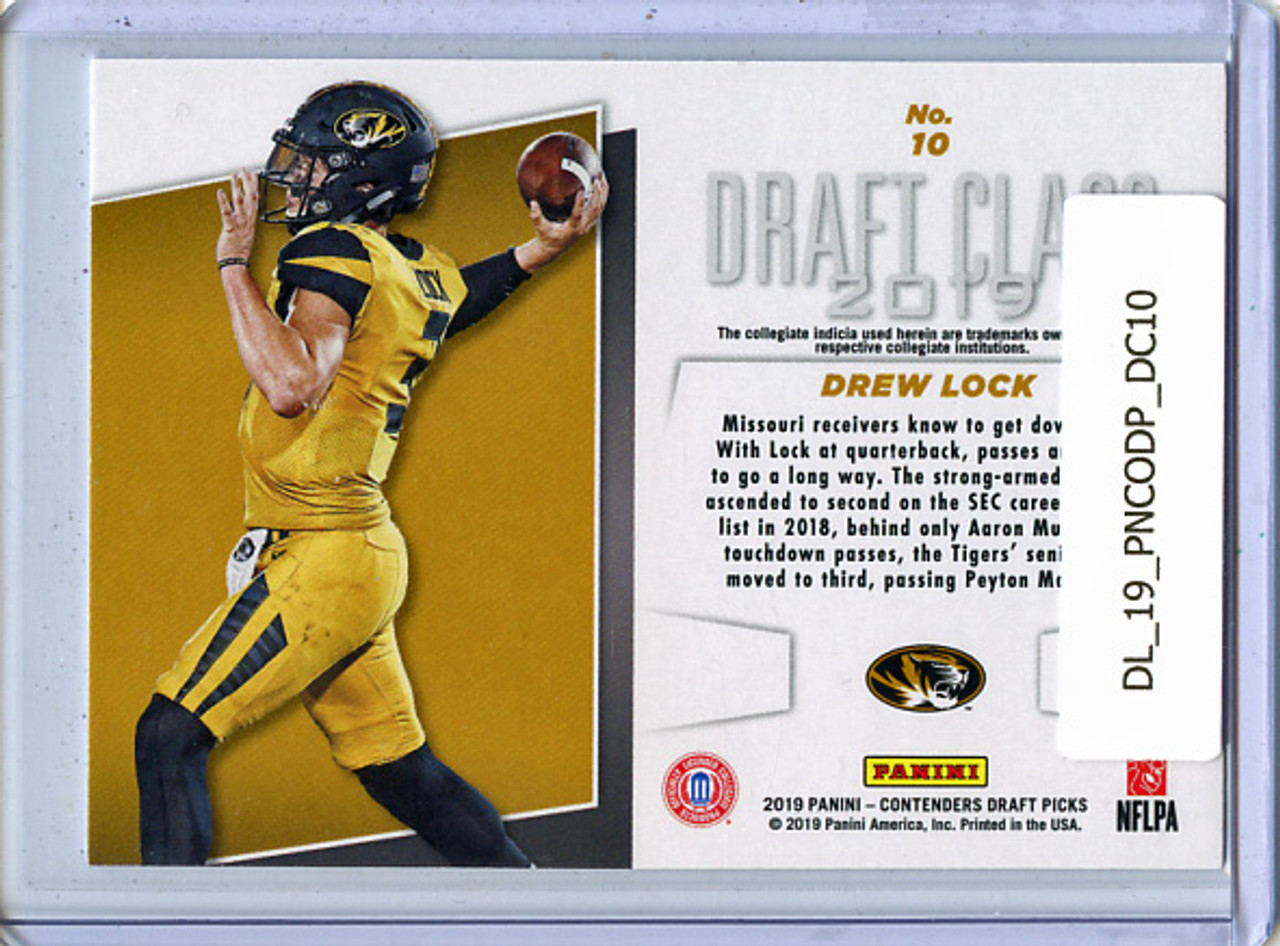 Drew Lock 2019 Contenders Draft Picks, Draft Class #10