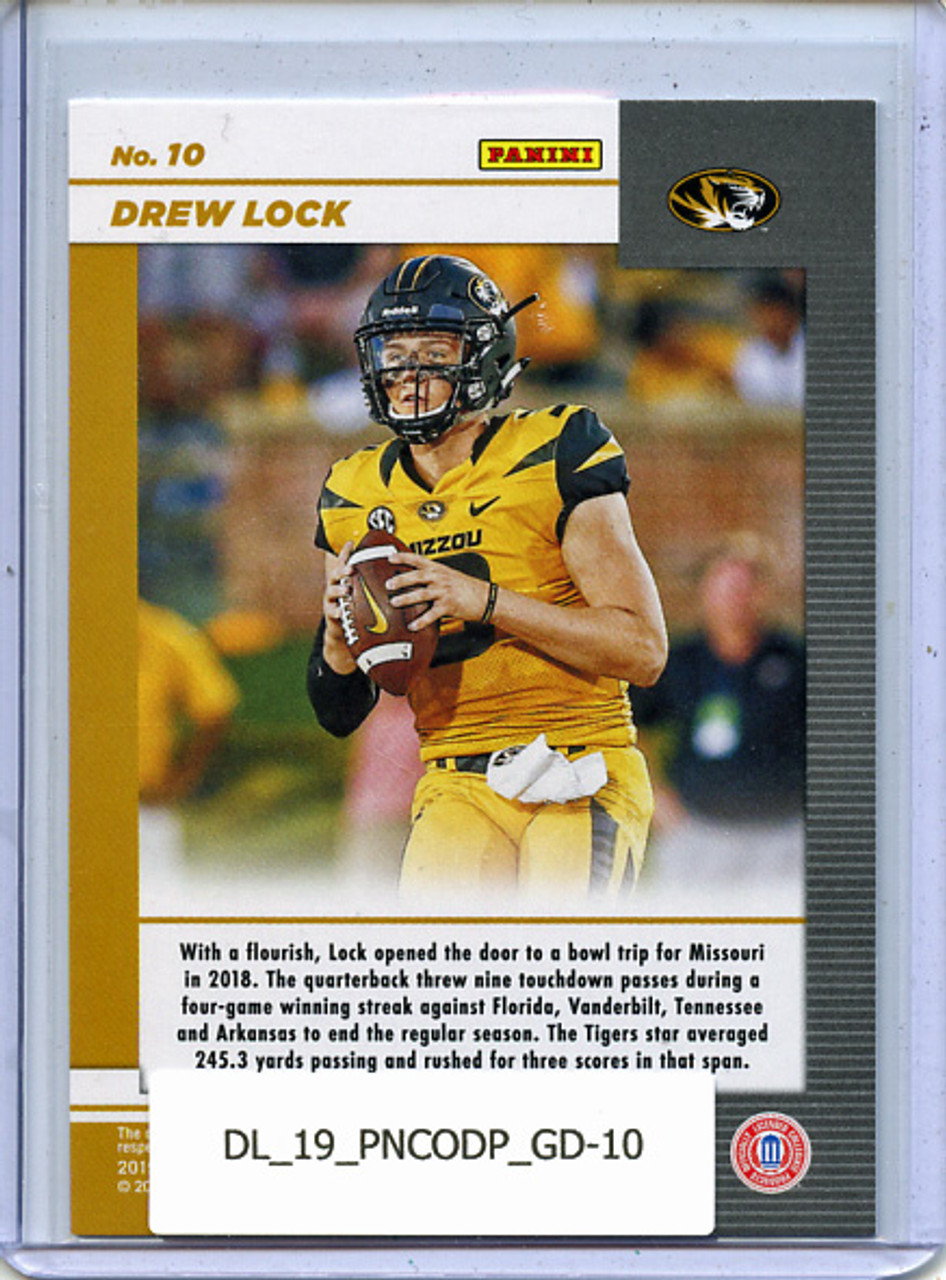 Drew Lock 2019 Contenders Draft Picks, Game Day Ticket #10